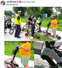 zawiało grożą gruby hulajnoga policjant.jpg